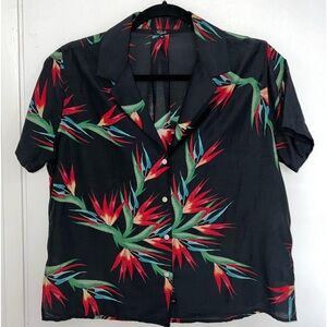 Rails Silk Blend Zuma Paradise Shirt XS